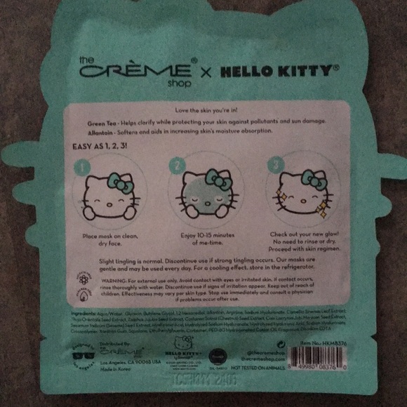 Hello Kitty Matcha Green Sheet Mask - Picture 2 of 2